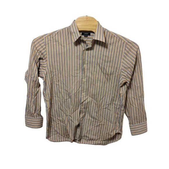 J. Crew Men's‎ Multi Stripe Long Sleeve Button Down Shirt Size M 15 - Picture 2 of 5